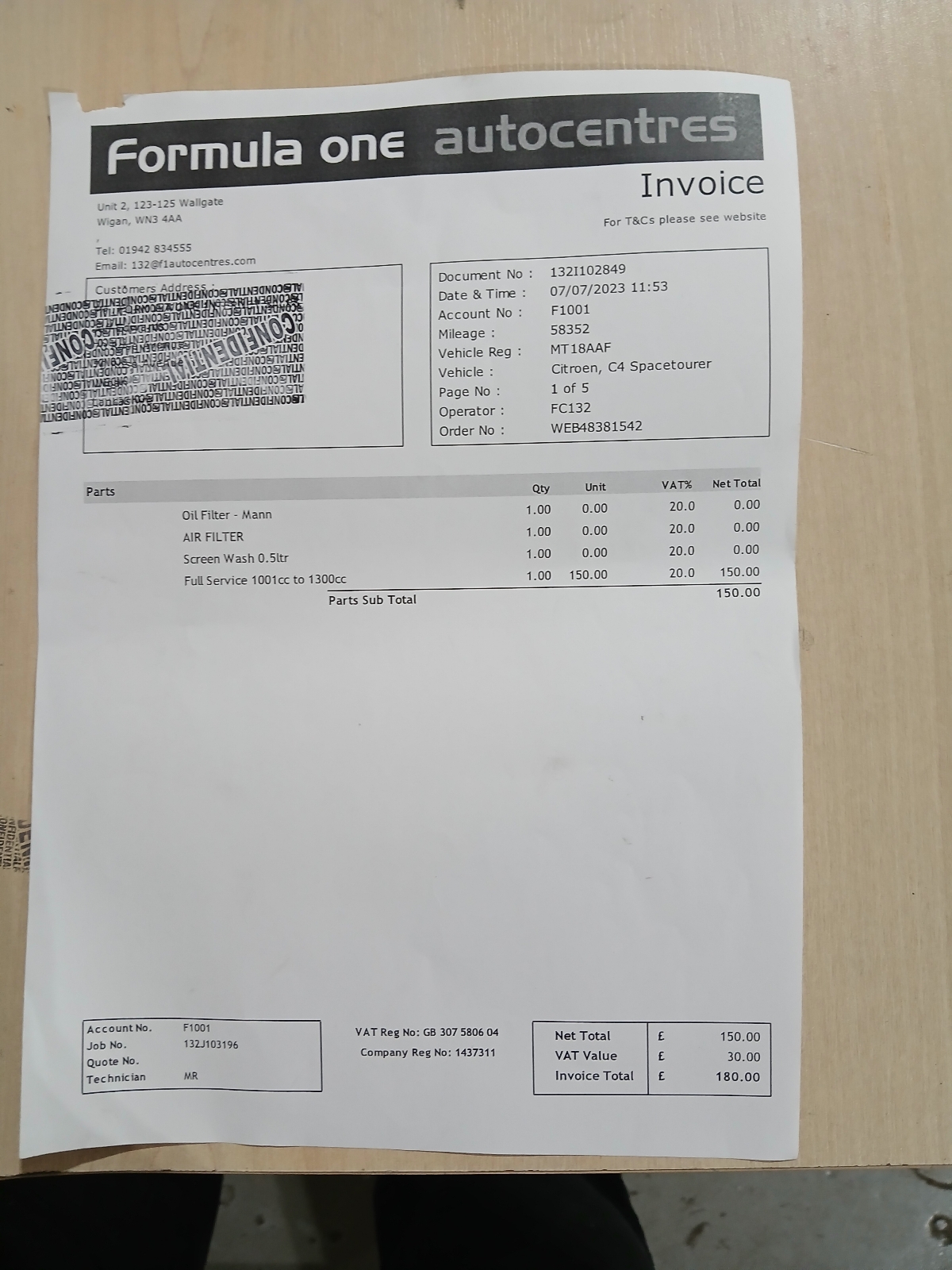 Citroen C4 Spacetourer Touch Edition Puretech S/s - Image 13