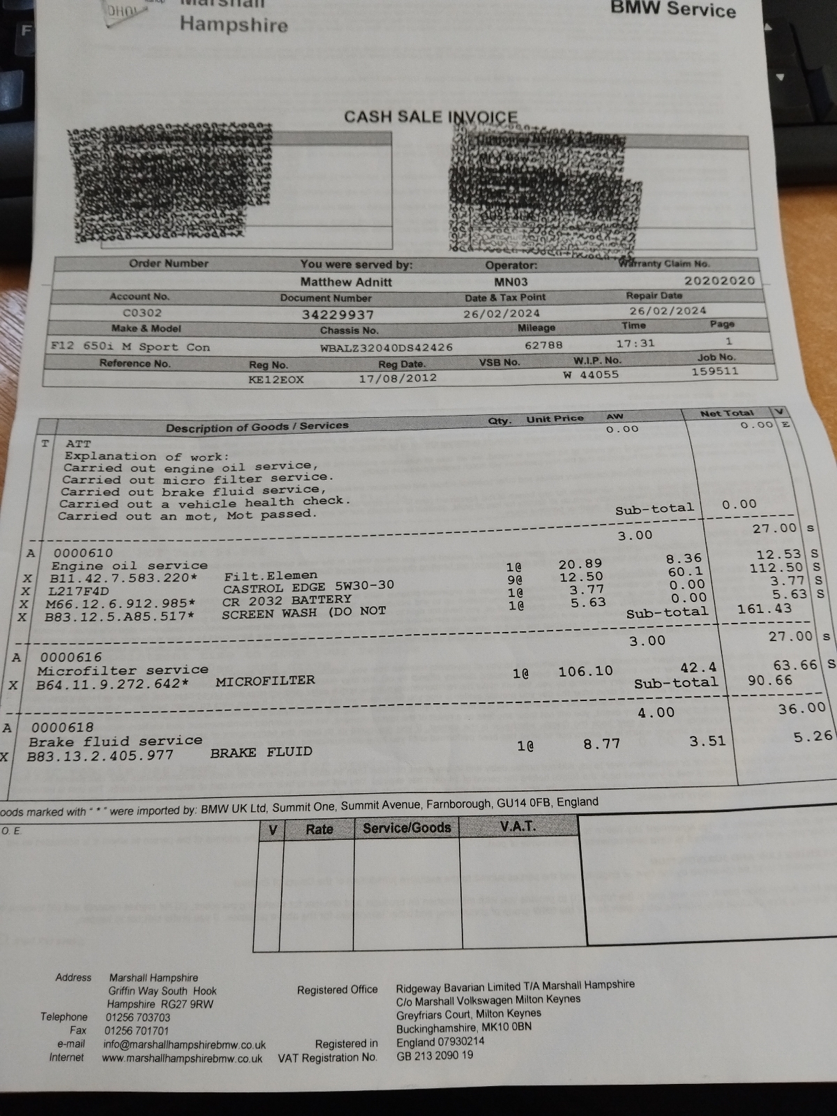 Bmw 650i M Sport Auto - Image 11