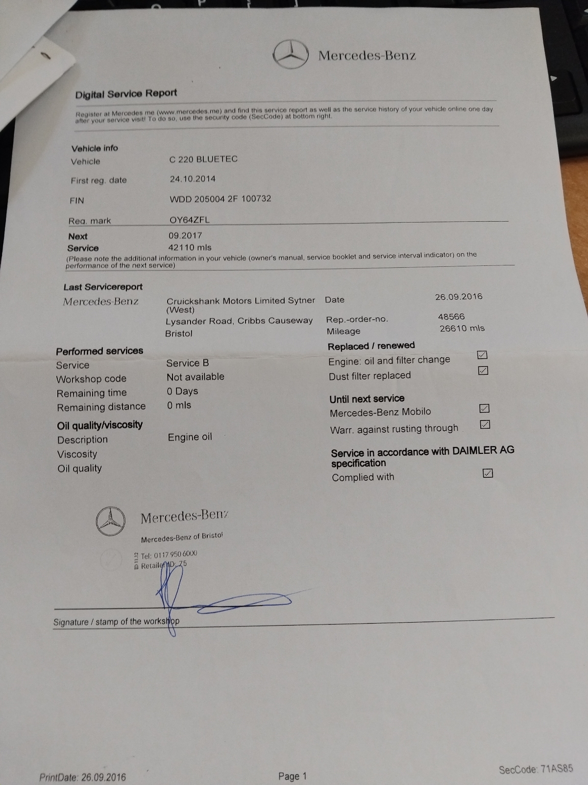 Mercedes-Benz C220 Sport Bluetec - Image 11