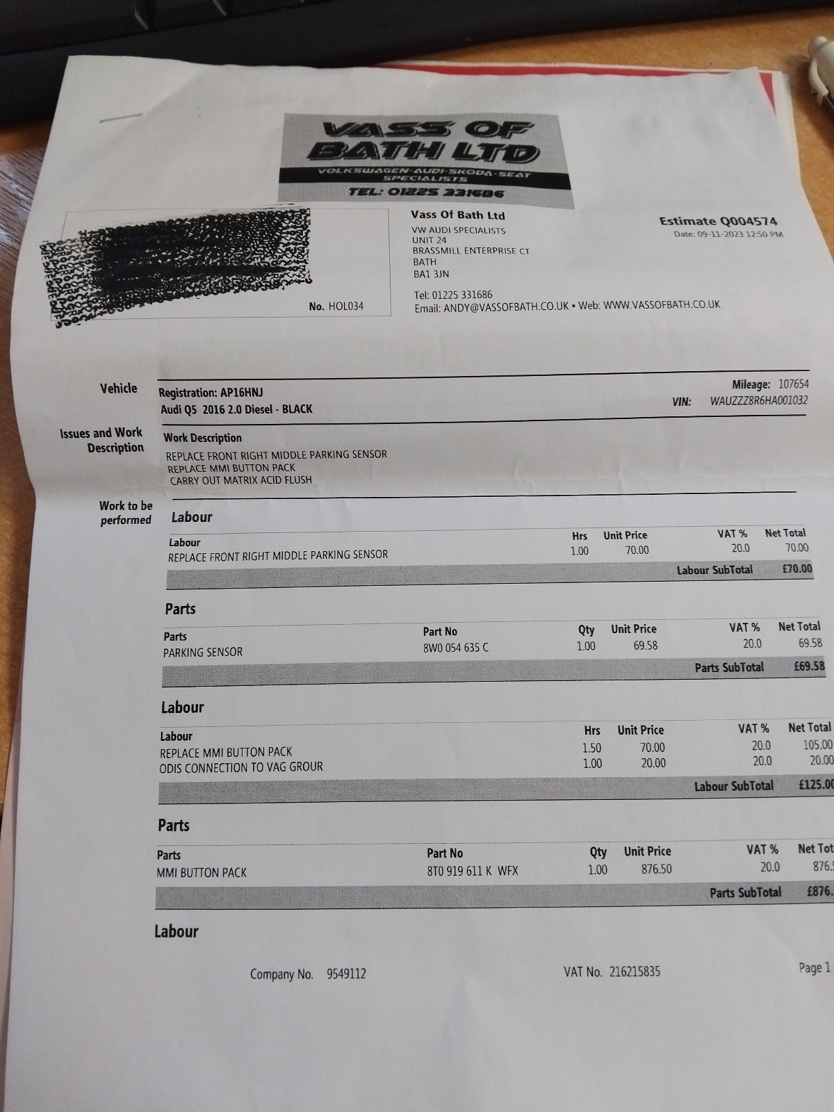 Audi Q5 S Line+ TDI Quattro Auto - Image 13