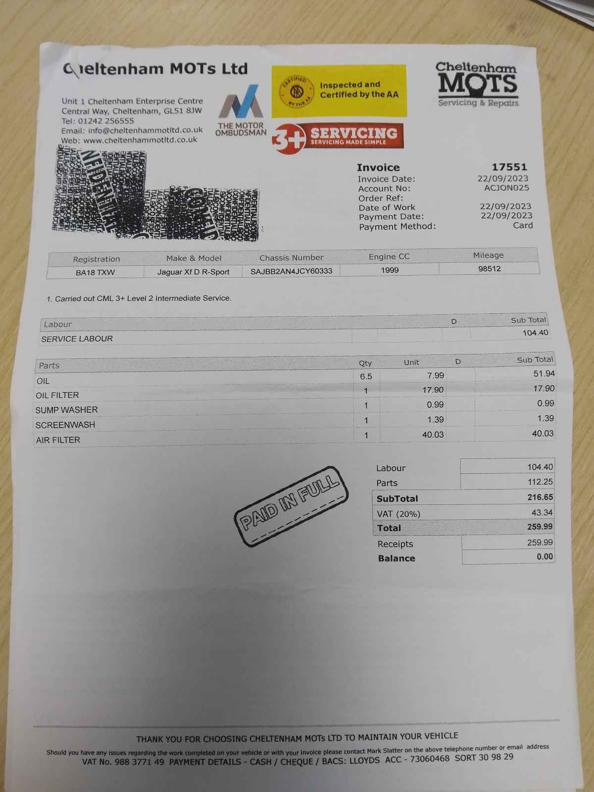 Jaguar Xf R-sport D Auto - Image 14