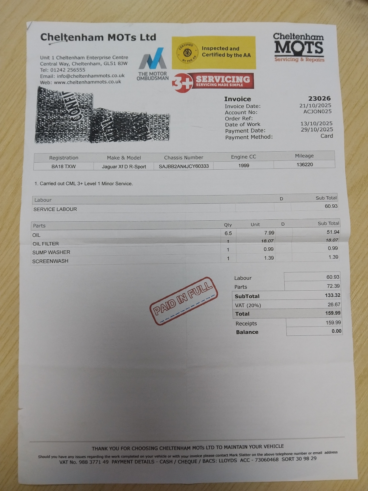 Jaguar Xf R-sport D Auto - Image 15
